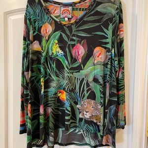 Johnny Was Plus-Size Swing Tee